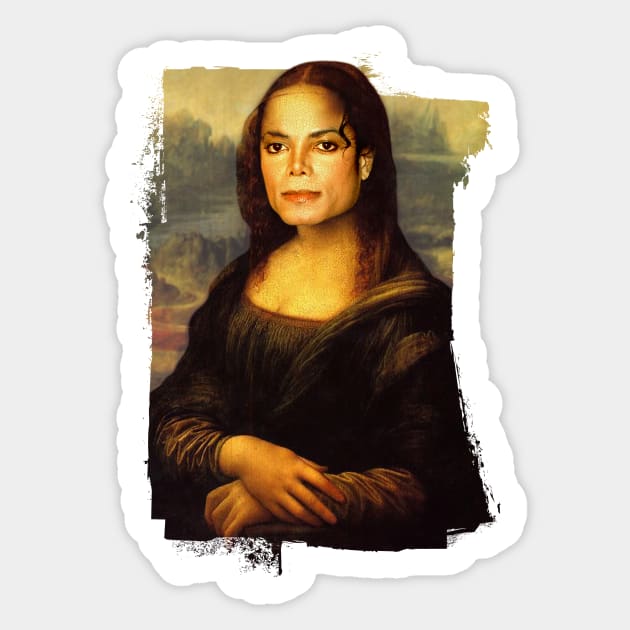 Mona Lisa Sticker by Toby Wilkinson